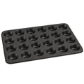 Mainstays 24 Cavity Mini Muffin Pan, Non-Stick Bakeware,1.8 inch Diameter Cups,Gray,Carbon Steel